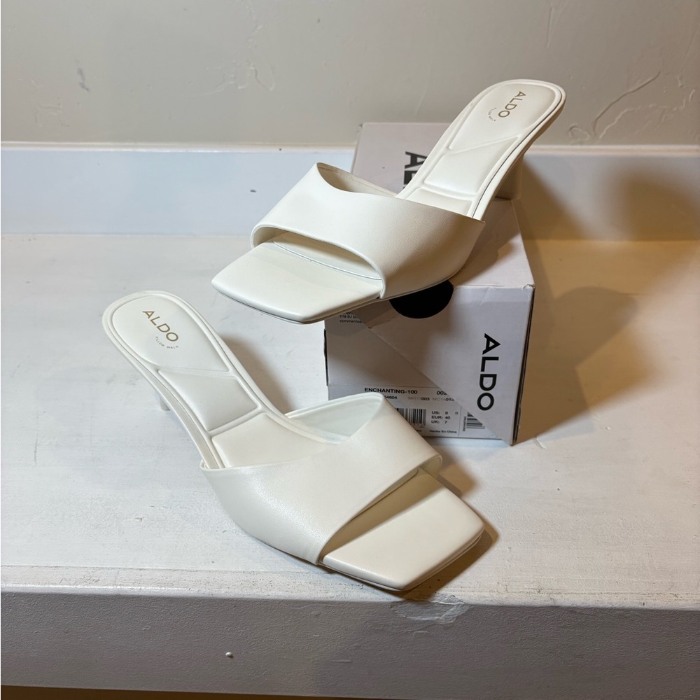 Aldo Women's Cream Mules